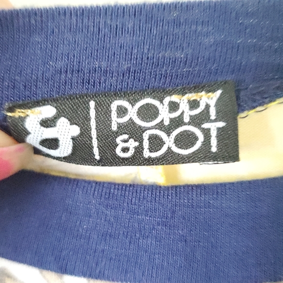 🍍Floral Peplum Tee Size Small - Picture 3 of 4